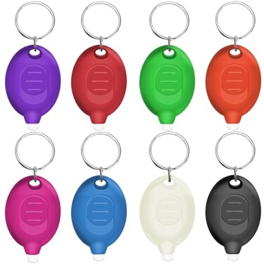 Daemson Mini LED Keychain Flashlight, Ultra Bright Tiny Flashlight (8PCS