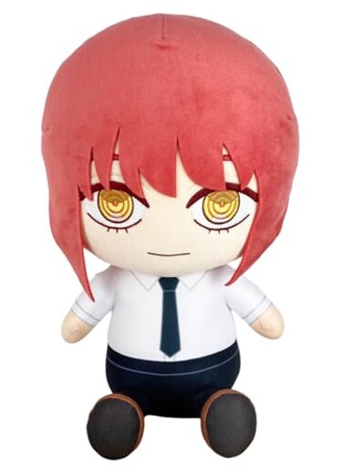 Great Eastern Entertainment Chainsaw Man - Makima Uniform1 Sitting Pose Plush 12