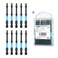 toolant 10PCS 3" Impact Torx Bit Set TT20 S2 Steel Security Torx