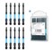 toolant 10PCS 3" Impact Torx Bit Set TT20 S2 Steel Security Torx