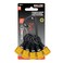 Railer 5pc Yellow Keychain Bit Holder, 1/4 Inch Hex Shank Quick Change