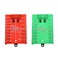 eMagTech 2pcs Laser Level Reflector Target Board Bracket Reflector Target Board Reflection Target Plate for Alignment Laser Level Crosshair Laser Laser Measurement