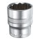HARFINGTON 1/2" Drive by 27mm 12-Point Shallow Socket 42mm Length Metric Spline Socket