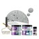 Beyond Paint Smoked Gray Flecks Countertop Makeover Kit with Paint, Sealer, Flecks, and Tools for Countertops, Soft Gray