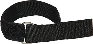 ENVISIONED Heavy Duty Cinch Straps with Stainless Steel Metal Buckle, Reusable Durable Hook and Loop, Multipurpose Securing Straps - 4 Pack - 1" x 40