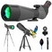 Gosky Falcon 20-60x85 Spotting Scope with Full Size Tripod for Birding