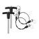 ZOWZEA 2 Pack T Handle Quick Release Pin 0.24 Inch Diameter ,Stainless Steel Ball Locking Pin with Push Button Lanyard Cable Usable Length 1.97"(6*50mm