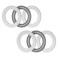 FOCMKEAS 2PCS AXK4565 2AS Thrust Needle Roller Bearings with Washers 45mm Bore 65mm OD 5mm Thickness Industry Thrust Bearing