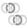 FOCMKEAS 2PCS AXK4565 2AS Thrust Needle Roller Bearings with Washers 45mm Bore 65mm OD 5mm Thickness Industry Thrust Bearing