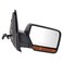 TRQ Passenger Side Power Heated Mirror Textured Black with Memory Puddle