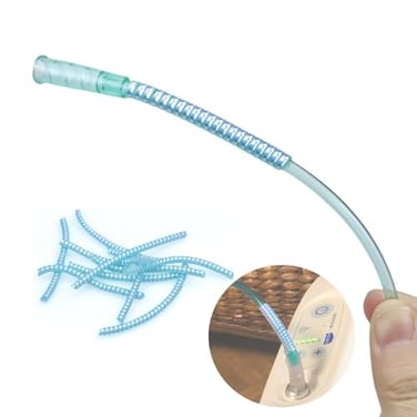 Aetherix Oxygen Tubing Support, 10 Pack Oxygen Tube Support Crimp Straightener