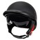 CARTMAN Matte Black Open Helmet Medium, DOT Approved Sun Visor Quick Buckle