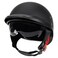CARTMAN Matte Black Open Helmet Medium, DOT Approved Sun Visor Quick Buckle