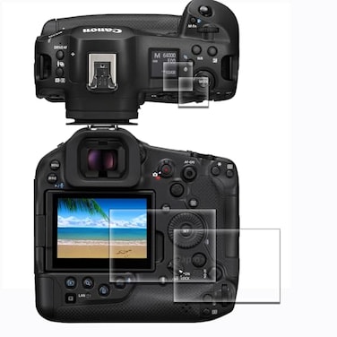 iDaPro Screen Protector for Canon EOS R1, 9H Tempered Glass