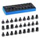 toolant 3/8-Inch Impact Hex Bit Socket Set, SAE/Metric, 27-Piece