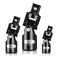 BLACKROBOT Universal Joint Set 3PCS, 1/2" 3/8" 1/4" Drive Socket Adapter Set, Premium CR-V Steel Swivel Socket Set, Access Fasteners at Any Angle