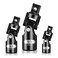 BLACKROBOT Universal Joint Set 3PCS, 1/2" 3/8" 1/4" Drive Socket Adapter Set, Premium CR-V Steel Swivel Socket Set, Access Fasteners at Any Angle