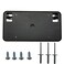 KYYET Front Bumper License Plate Frame Bracket Holder Textured Compatible with Chevy Silverado 1500 2016 2017 2018 Replacement 23354526 GM1068172