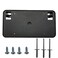 KYYET Front Bumper License Plate Frame Bracket Holder Textured Compatible with Chevy Silverado 1500 2016 2017 2018 Replacement 23354526 GM1068172