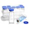 Ehoycq 10ml Sealed Sterile Glass Empty Vials for Injection, 10 Pack