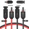 BougeRV 50 Feet 10AWG Solar Extension Cable with Connectors on Both End