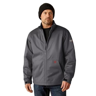 ARIAT Men's Fire Resistant Basic Insulated Jacket, Iron Grey, Medium