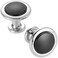 KOOFIZO 10 Pack BlackChrome Cabinet Knobs, Round Single Hole Pulls 1960s