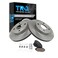 TRQ Front Brake Pad and Rotor Set Ceramic