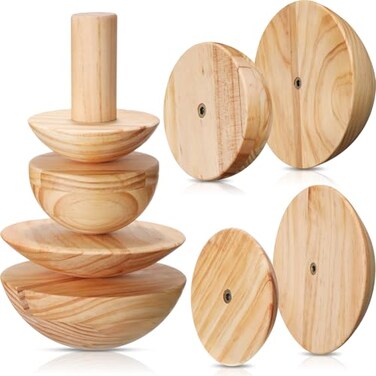 Doublefill 4 Pcs Pottery Molds 4.5'' 6.5'' Thickness 2.5''