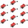 DIYables V-156-1C25 Limit Switch – SPDT Micro Switch with Long Hinge Roller Lever, 10 Pieces – Industrial Grade Switch for Arduino, ESP32, ESP8266, Raspberry Pi with Tutorials