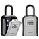 Puroma Key Lock Box Outdoor 4 Digit Code Combination Lockbox House, 2 Gray