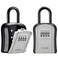 Puroma Key Lock Box Outdoor 4 Digit Code Combination Lockbox House, 2 Gray