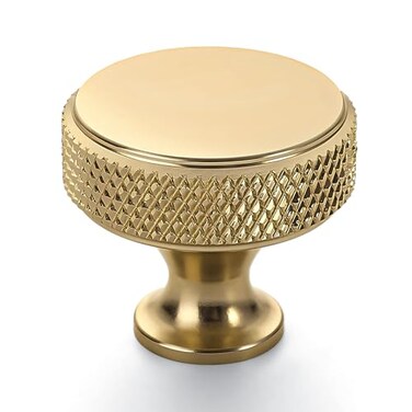 Amerdeco 10 Pack Champagne Bronze Knurled Cabinet Knobs Kitchen Cabinet Handles for Drawer, Cupboard and Wardrobe ZH0036