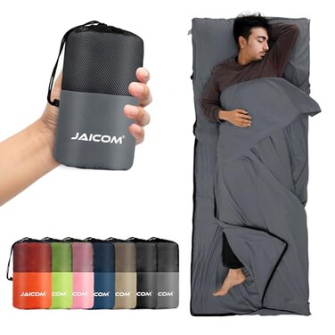 JAICOM Sleeping Bag Liner, Travel Sheets Ultralight Summer Sleeping Bag