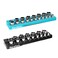 DURATECH Magnetic Socket Organizer Set, 1/2" SAEMetric Socket Holders