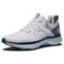 FootJoy Men's Hyperflex Golf Shoe, White/Slate/Blue, 9