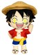 Great Eastern Entertainment One Piece - Monkey D. Luffy (Face ChangingPlush 8" H