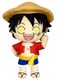 Great Eastern Entertainment One Piece - Monkey D. Luffy (Face ChangingPlush 8" H
