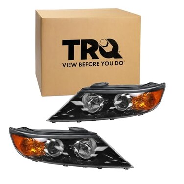 TRQ Headlight Set Halogen 2 Piece