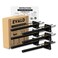 EVALD 6 Inch Floating Shelf Brackets, Hidden Shelf Brackets for Floating Shelves, Heavy Duty Shelf Bracket with ScrewsAnchors, Floating Shelf Mount (6 Pack