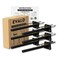 EVALD 6 Inch Floating Shelf Brackets, Hidden Shelf Brackets for Floating Shelves, Heavy Duty Shelf Bracket with ScrewsAnchors, Floating Shelf Mount (6 Pack