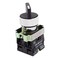 JDYYICZ 22mm Latching 2 NO Three 3-Position Rotary Selector Select Switch XB2-BE101C