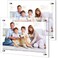 DoubleFill 2 Pack Frameless Floating Acrylic Picture Frames, 16 x 20 Inch