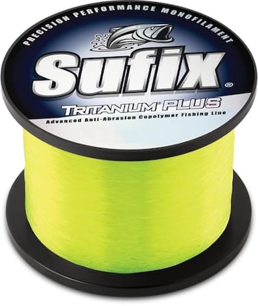 Sufix 696-125CH: Tritanium Plus 25 Lb Chartreuse