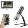 Ninyoon 4K WiFi Microscope, Upgraded Stand for iPhone Android PC, 50-1000X USB Digital Microscope, HD Endoscope Camera, Compatible with All Devices, Wide Angle, Long Focal Length, Reliable Service