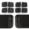 PlayVital Mix Version Back Button Enhancement Set for Steam Deck LCD, Grip Improvement Button Protection Kit for Steam Deck OLED - StreamlinedStudded Design - Black