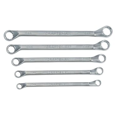CRAFTSMAN Offset Box End Wrench Set, MM, 5 Piece (CMMT44350