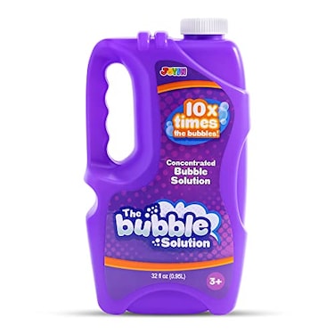 JOYIN 32 OZ Concentrated Bubble Solution for Bubble Machines (Up to 2.5 Gallons, Concentrated Solution Refills for Machine, Wands, Blower, Easter, Kids, Parties