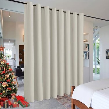 RYB HOME Blackout Office Room Divider, Energy Efficient Furniture Protected