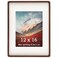 Zibrelte Solid Walnut Wood 12x16 Picture Frame for Wall Mount Display